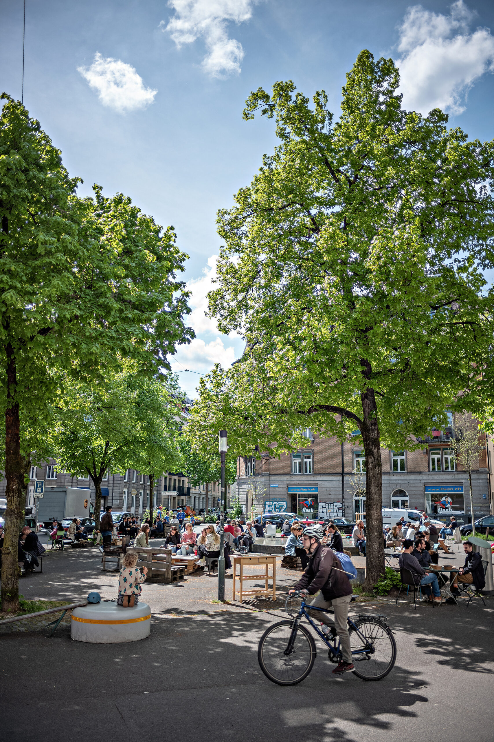 Der Hallwylplatz in Zürich